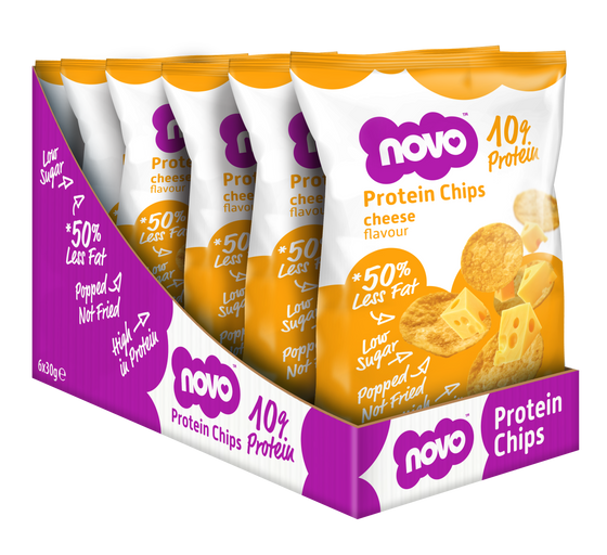 Novo Protein Chips Cheese - ( 6x30g )