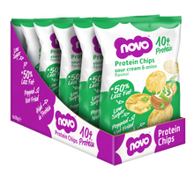  Novo Protein Chips Sour Cream & Onion - ( 6x30g )