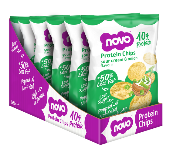 Novo Protein Chips Sour Cream & Onion -30g