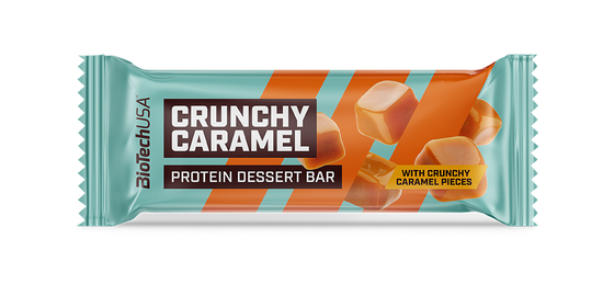 BioTech USA Crunchy Caramel Protein Dessert Bar KASSE