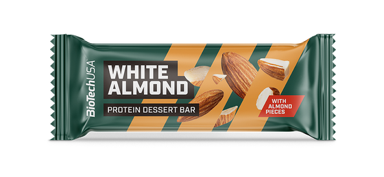 BioTech USA White Almond Protein Dessert Bar 50g