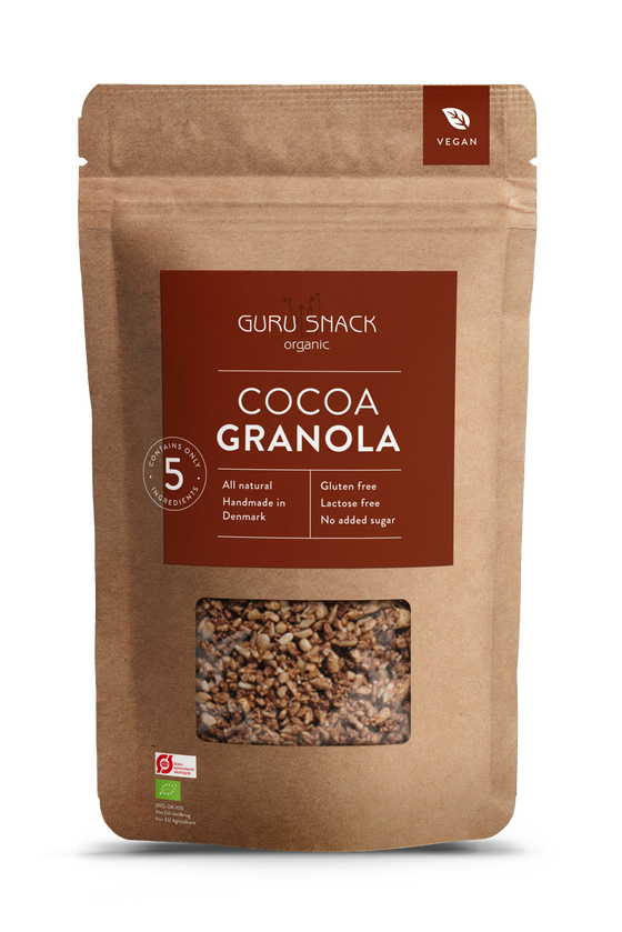 Guru Snack Cocoa Granola - 350g Økologisk