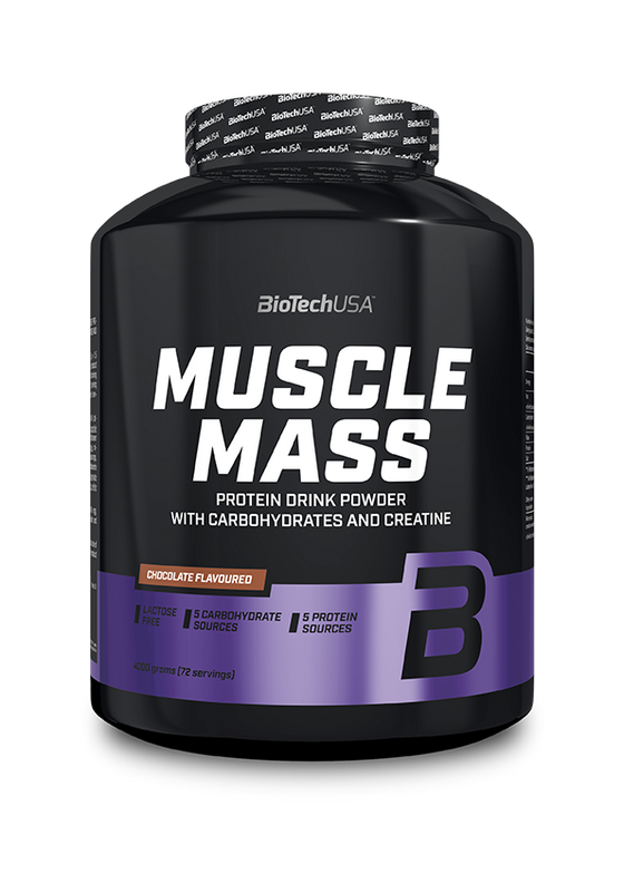 BioTech USA Muscle Mass Vanilla - 4000g