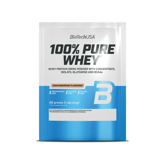 BioTech USA 100% Pure Whey Protein Cookies & Cream - 28g